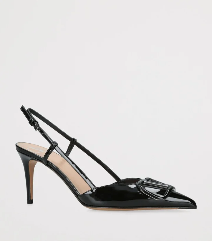 Valentino Garavani VLogo Slingback Pumps 80 - Image 3