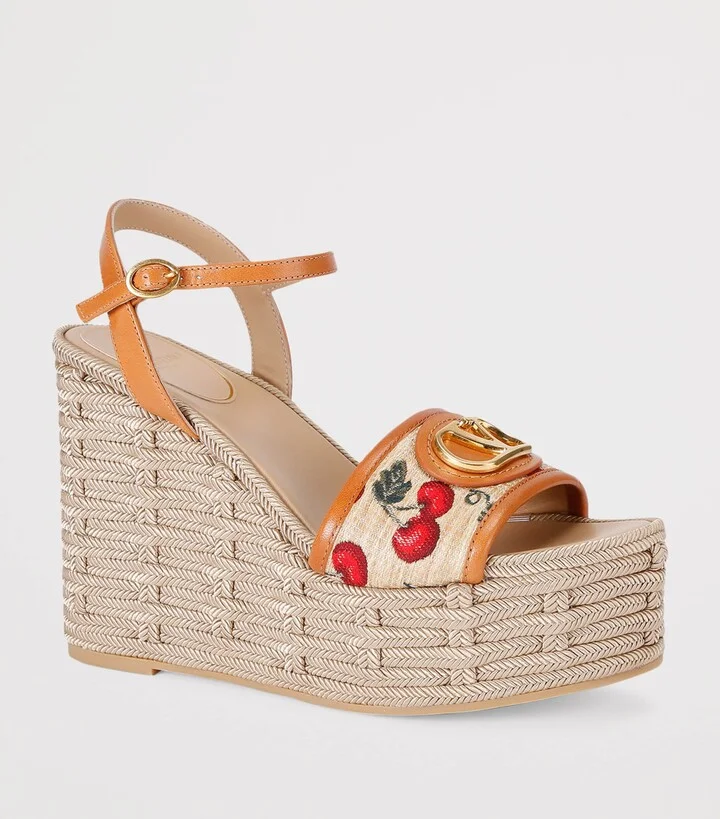 Valentino Garavani VLogo Wedge Heels - Image 3