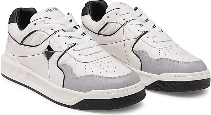 Valentino Garavani White And Grey Sneakers - Image 5