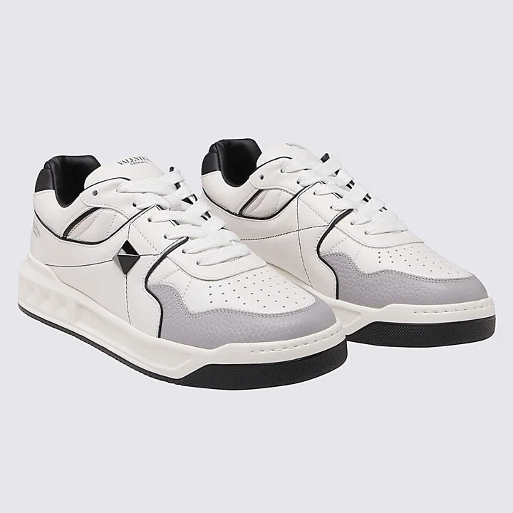 Valentino Garavani White And Grey Sneakers - Image 2