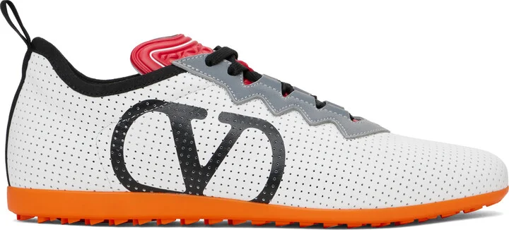 Valentino Garavani White Chromathon Sneakers