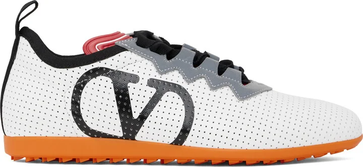 Valentino Garavani White Chromathon Sneakers