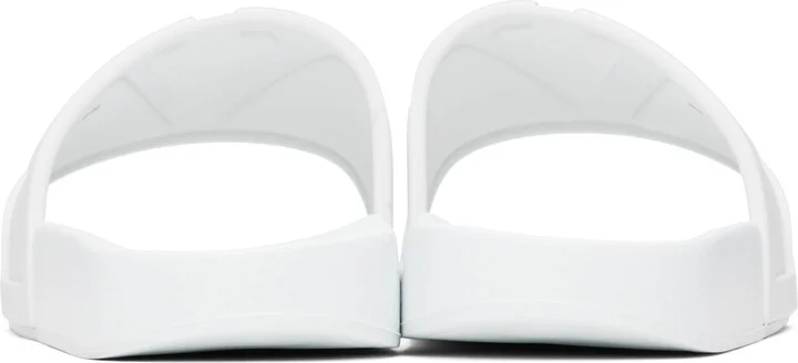 Valentino Garavani White Coolside Pool Slides - Image 2