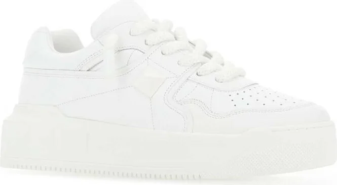 Valentino Garavani White Leather Sneakers