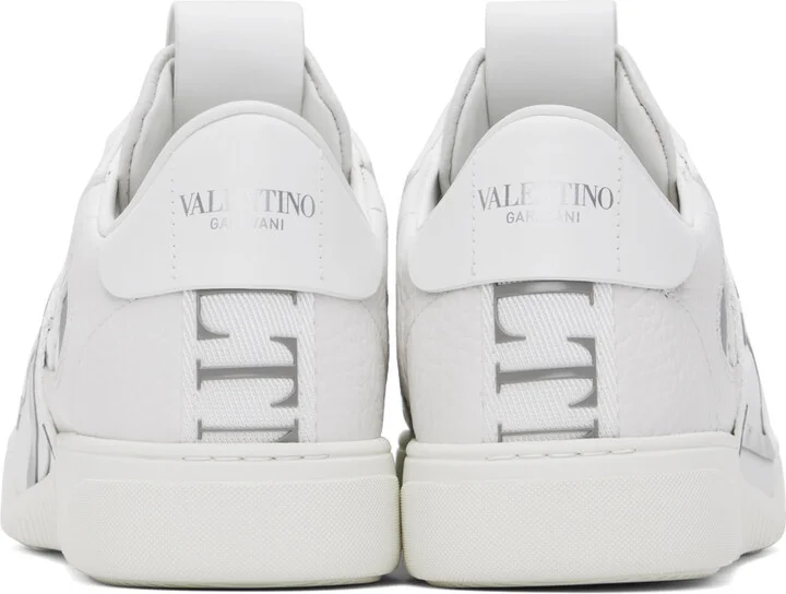 Valentino Garavani White Low-Top Calfskin VL7N Sneakers - Image 2