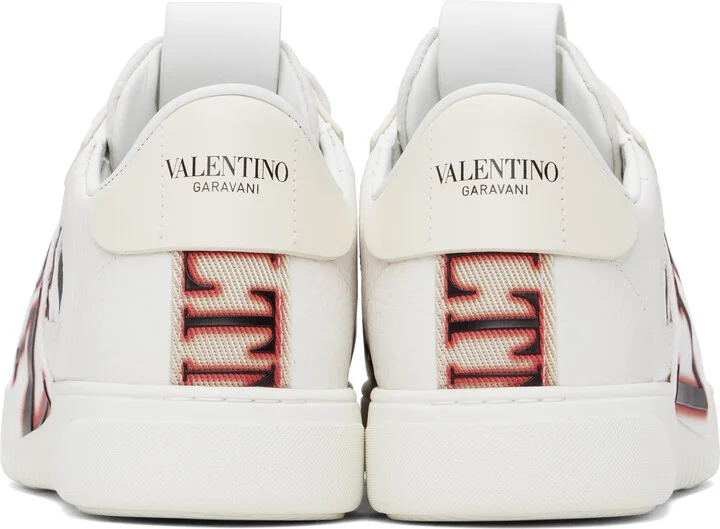 Valentino Garavani White Low-Top Calfskin VL7N Sneakers - Image 2