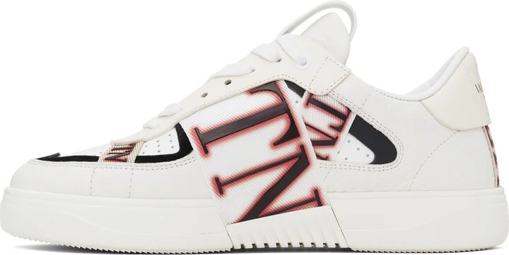 Valentino Garavani White Low-Top Calfskin VL7N Sneakers - Image 3