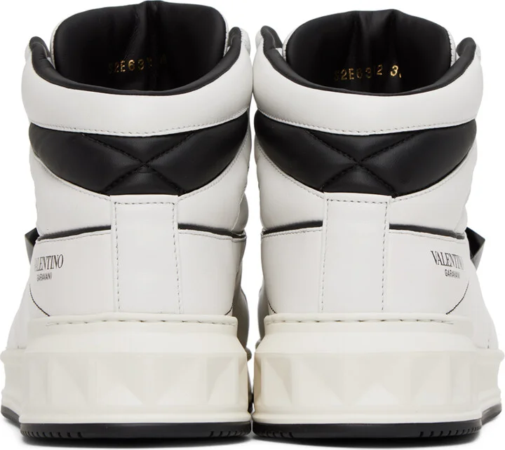 Valentino Garavani White One Stud Sneakers - Image 2