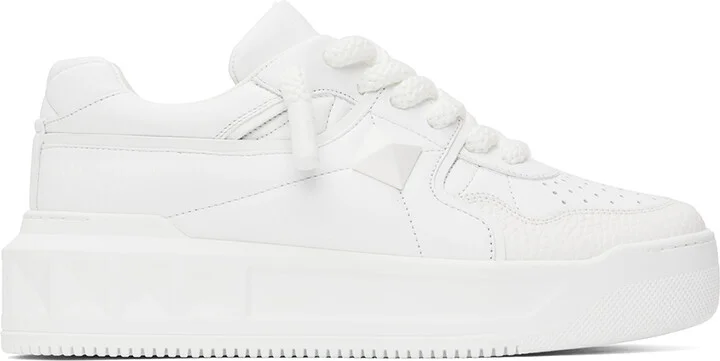Valentino Garavani White One Stud Sneakers