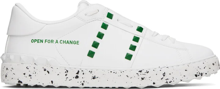 Valentino Garavani White 'Open For A Change' Sneakers