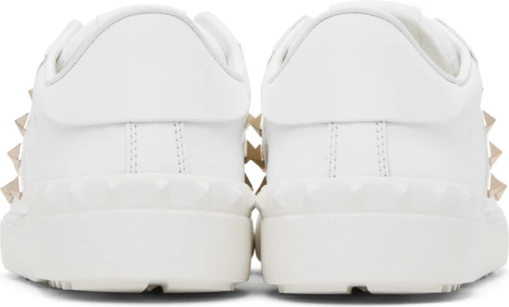Valentino Garavani White Rockstud Untitled Sneakers - Image 2