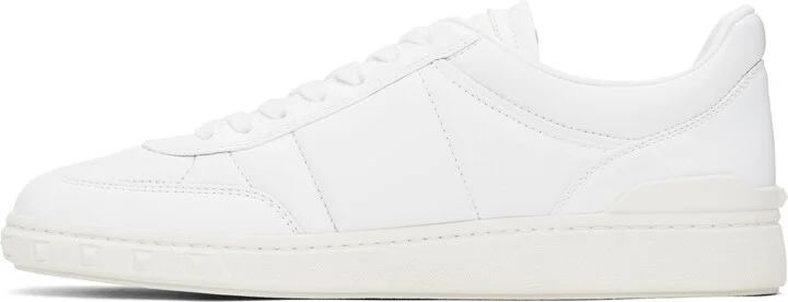 Valentino Garavani White Upvillage Padded Leather Sneakers - Image 3