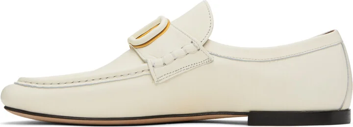 Valentino Garavani White VLogo Signature Loafers - Image 3