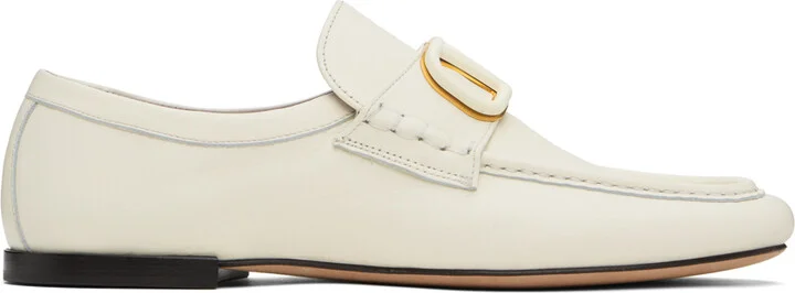 Valentino Garavani White VLogo Signature Loafers