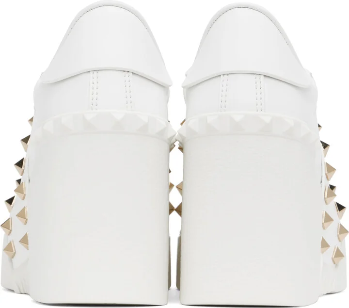 Valentino Garavani White Wedge Sneakers - Image 2