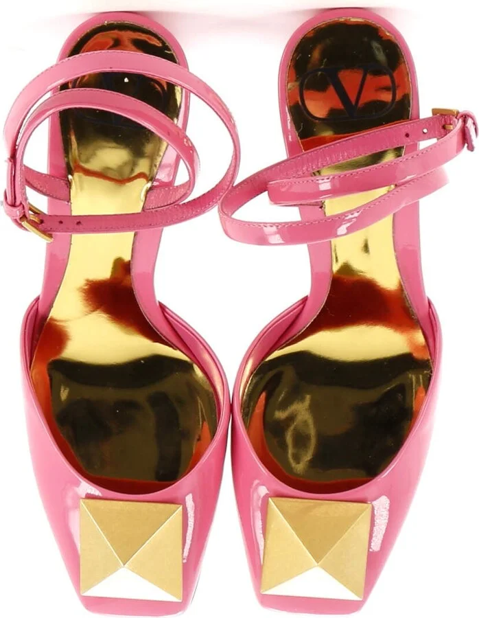 VALENTINO GARAVANI Women's One Stud Pumps Patent - Image 2