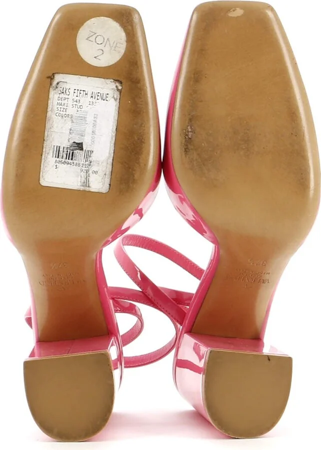 VALENTINO GARAVANI Women's One Stud Pumps Patent - Image 4
