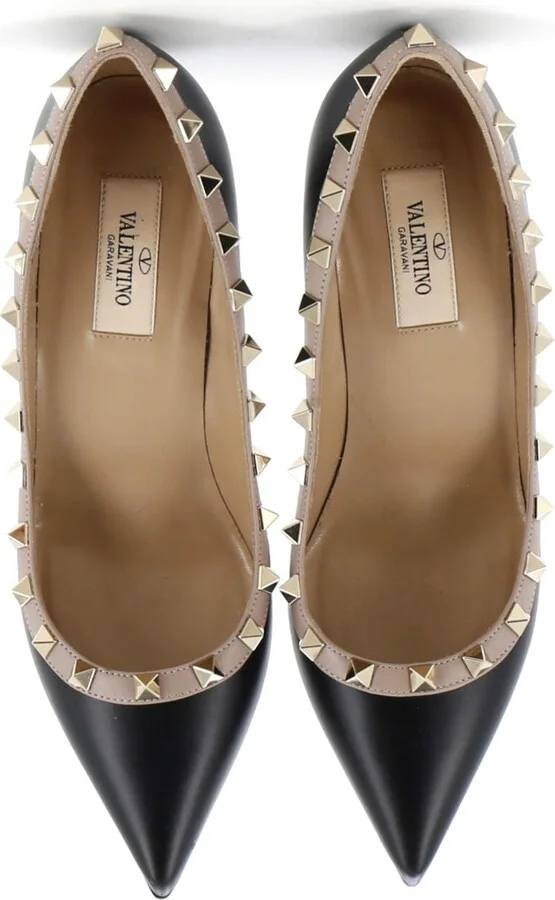 VALENTINO GARAVANI Women's Rockstud Pumps Leather - Image 2