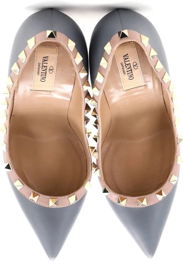 VALENTINO GARAVANI Women's Rockstud Pumps Leather - Image 2