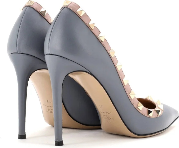 VALENTINO GARAVANI Women's Rockstud Pumps Leather - Image 3