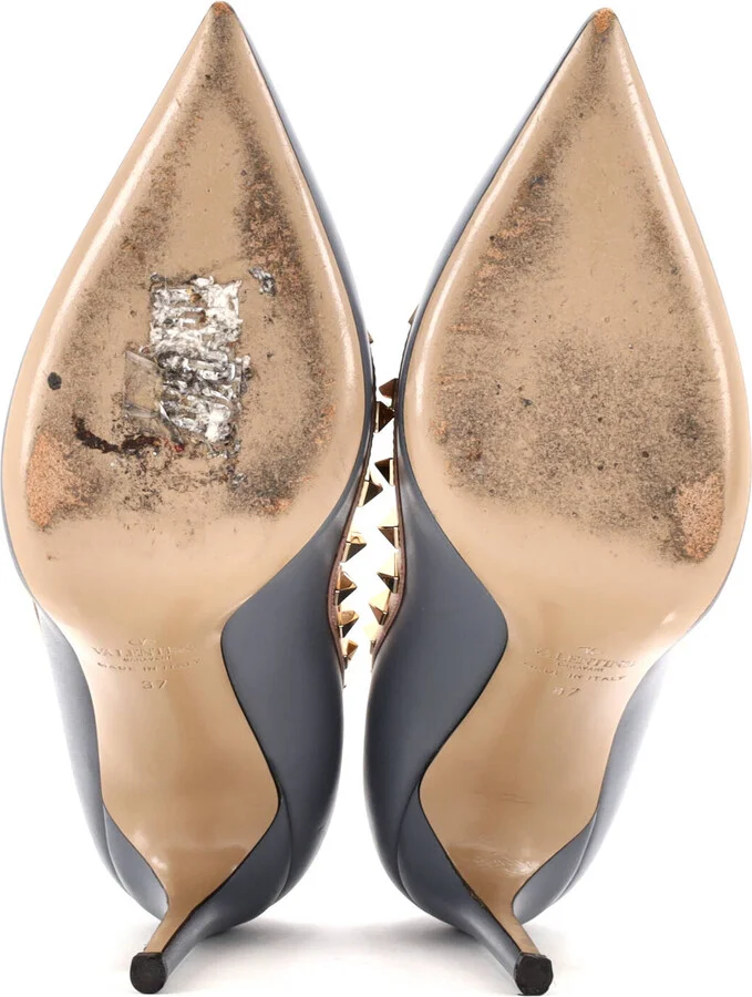 VALENTINO GARAVANI Women's Rockstud Pumps Leather - Image 4
