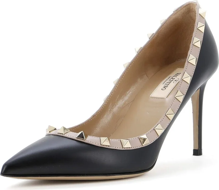 VALENTINO GARAVANI Women's Rockstud Pumps Leather