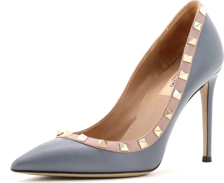 VALENTINO GARAVANI Women's Rockstud Pumps Leather