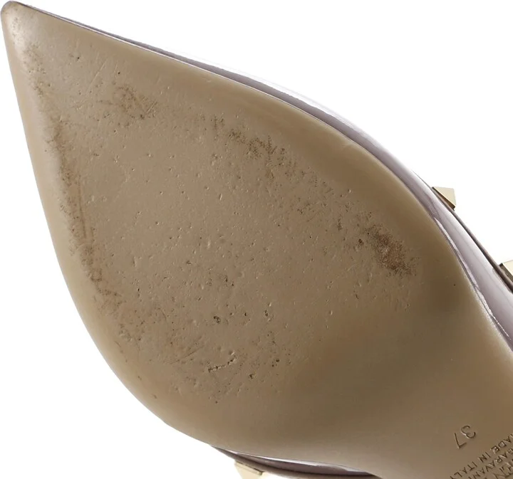 VALENTINO GARAVANI Women's Rockstud Slingback Pumps Patent - Image 5