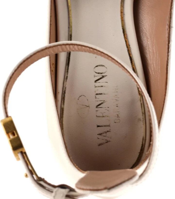 VALENTINO GARAVANI Women's Tan-Go Platform Pumps Patent 155 - Image 6