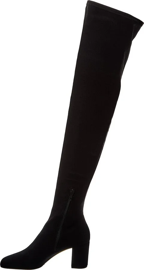 Valentino Golden Walk 70 Canvas Over-The-Knee Boot - Image 2