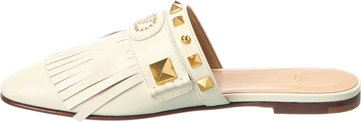 Valentino Grainy Leather Flat - Image 2