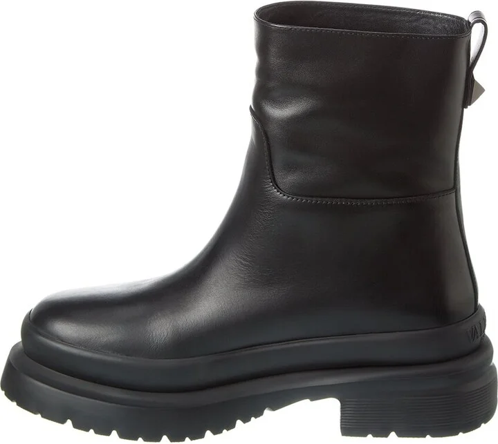 Valentino Leather Biker Boot - Image 2