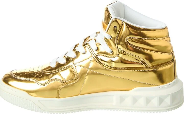 Valentino Leather Mid-Top Sneaker - Image 2