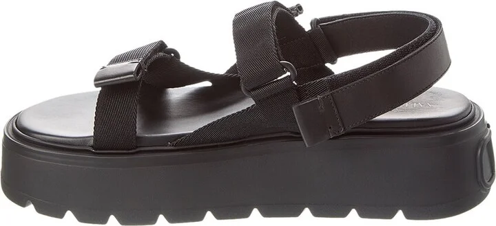 Valentino Leather Platform Sandal - Image 2