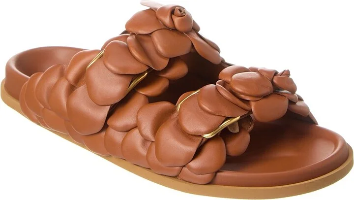 Valentino Leather Slide