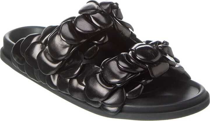 Valentino Leather Slide