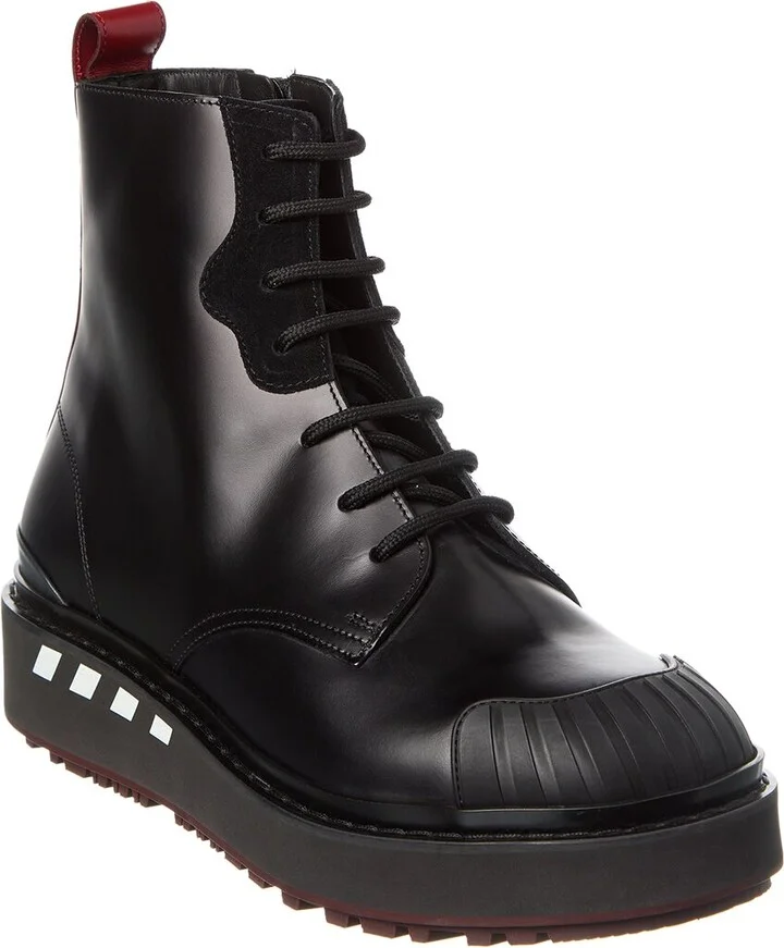 Valentino Leather & Suede Boot