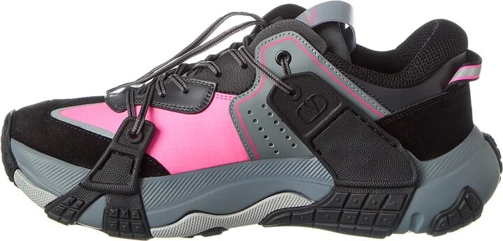 Valentino Leather & Suede Sneaker - Image 2