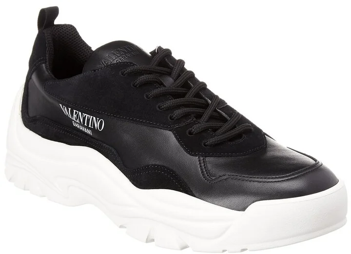 Valentino Leather & Suede Sneaker