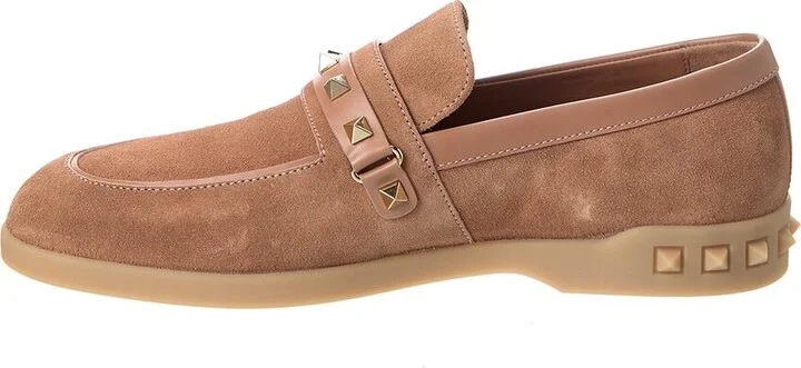 Valentino Leisure Flows Suede & Leather Loafer - Image 2
