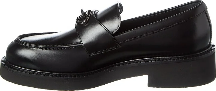Valentino Logo Leather Loafer - Image 2