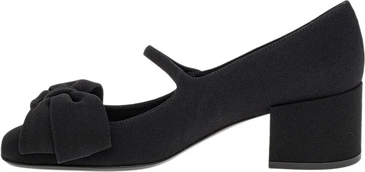 Valentino Mary Jane Canvas & Leather Pump - Image 2