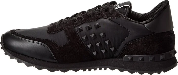 Valentino Nylon & Suede Sneaker - Image 2