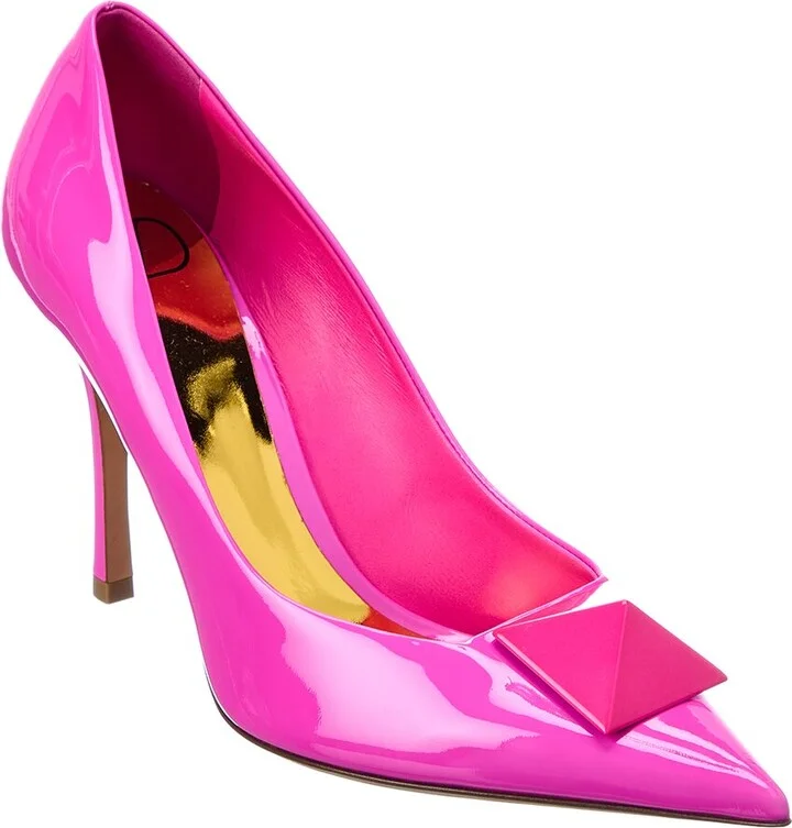 Valentino One Stud 100 Patent Pump