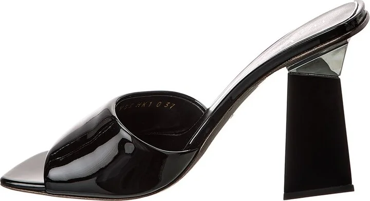 Valentino One Stud 100 Patent Sandal - Image 2