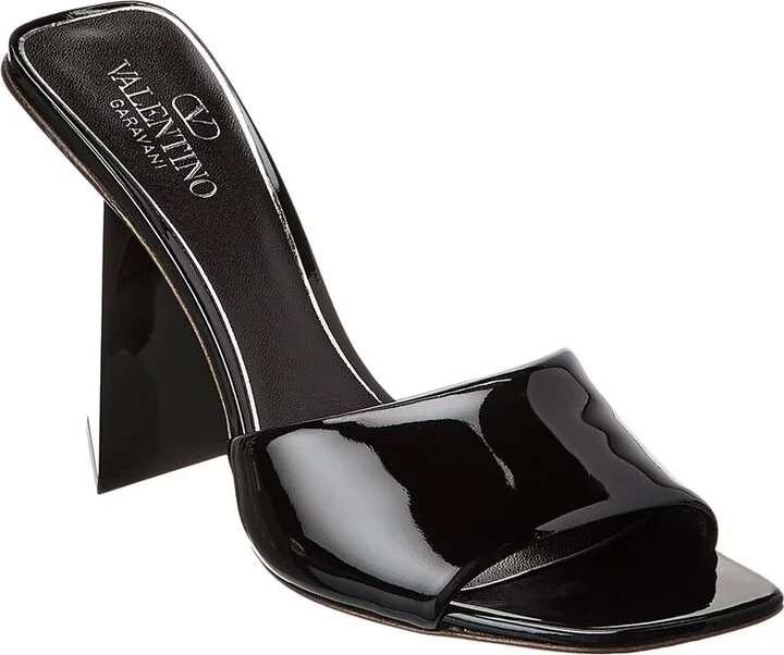Valentino One Stud 100 Patent Sandal
