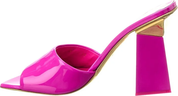Valentino One Stud 105 Patent Sandal - Image 2
