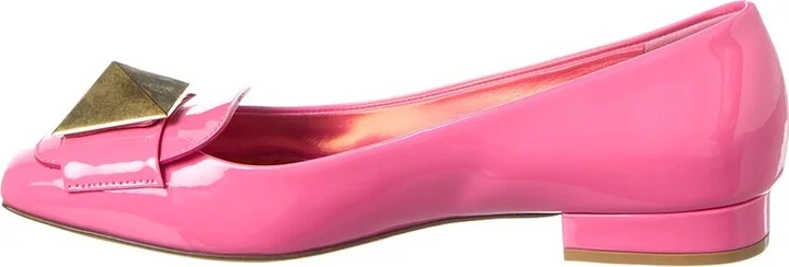 Valentino One Stud 20 Patent Flat - Image 2