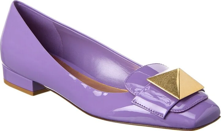Valentino One Stud 20 Patent Flat
