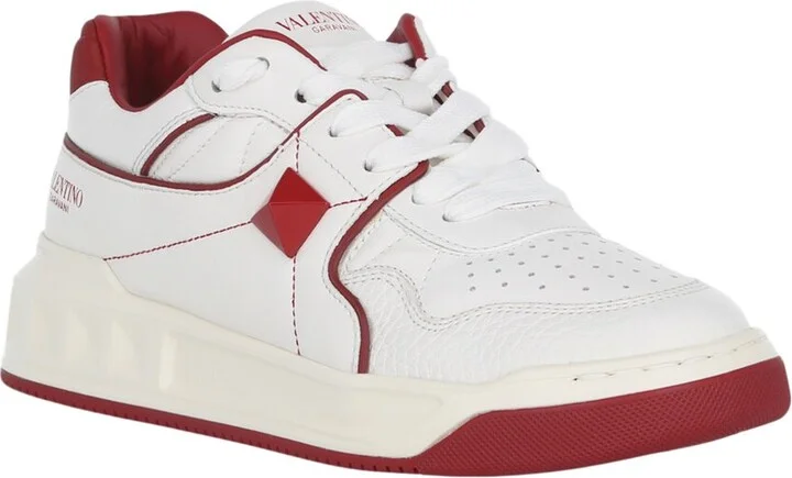 Valentino One Stud Leather Sneaker